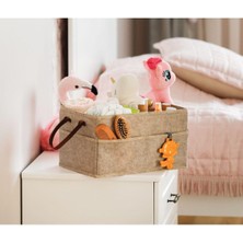 Karokstore Geniş Hacimli Bebek Bakım Çantası Bej