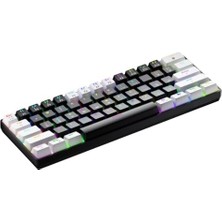 Karokstore Mekanik Rgb Işıklı Gaming Oyuncu Klavyesi Red Switch Kablolu Gamer Klavye