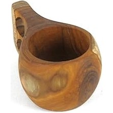 Karokstore Otantik Çarşı Ahşap Kuksa Bardak 7X13 Cm, 69057