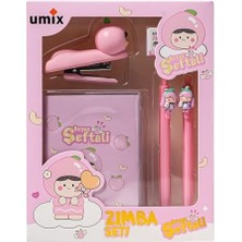 Karokstore Beyaz Şeftali Kırtasiye Seti