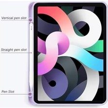 Karokstore iPad Pro ile Uyumlu 12.9 (4.nesil) Kılıf Lüks Kadife Iç Kaplamalı iPad Pro 12.9 4.nesil Deri, Mıknatıslı V- Stand Tablet Arka Kapak (Haki, iPad Pro 12.9 4.nesil (2020)