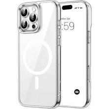 Gtc iPhone 16 Pro Max Uyumlu Şeffaf Sert Mika Sararma Yapmayan Magsafe Kılıf