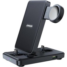 Karokstore 4'ü 1 Arada Tip C Çok Fonksiyonlu Kablosuz Şarj Cihazı ve Telefon Tutucu