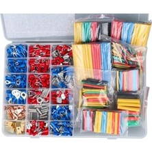 Karokstore Isıyla Daralan Renkli Makaron + Kablo Pabucu Seti 678'LI Paket