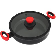 Karokstore 26CM Sığ Tenc.kırmızı