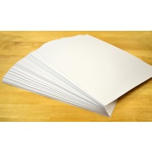 Karokstore Tüm Yazıcılar ile Uyumlu Kuvvetli Yapışkanlı A4 Yapışkanlı Etiket Kağıdı, 21X29.7 Cm, 160 Gr, 20 Yaprak, 1.hamur Etiket, Beyaz