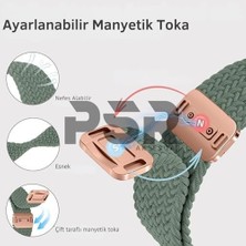 Karokstore Uyumlu Hasır Kordon – Örgü Tasarımlı, Ayarlanabilir | Hafif ve Konforlu Hasır Akıllı Saat Kayışı