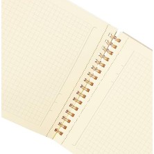 Karokstore A5 Kareli Karton Kapak 80 Yp. Spiralli Headline Bloknot