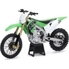 Karokstore New-Ray Kawasaki Kx 450F Yeşil 1/12 Diecast Motosiklet