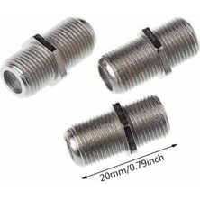 Karokstore 10 Adet Uydu Anten Kablosu Ek Aparatı F Ara Konnektör