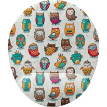Karokstore Sevimli Baykuşlar Bilek Destekli Mouse Pad