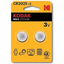 Karokstore 2 Adet Ultra Lityum CR2025 Para Pil
