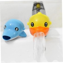 Karokstore Sevimli Ördek Musluk Başlığı, Evye Başlığı Uzatıcı El Yıkama Alışkanlığı Kazandırma Aparatı, Musluk Uzatma Başlığı Ördek Figürlü