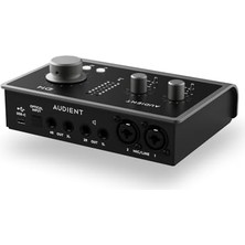 Karokstore Audient ID14 Mkıı Ses Kartı, A Sınıfı 2 Kanal Preamp (Yüksek Performanslı USB Ses Arayüzü, Usb-C Bağlantısı, Monitör Karışımı ve Monitör Panning Fonksiyonu, 2 Kulaklık Çıkışı), Siyah