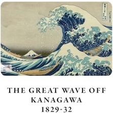 Karokstore Mount Series I - A5, Hokusai 4'lü Defter Seti I, Çizgisiz, Toplam 256 Sayfa, Her Biri 64 Sayfa, Tel Dikiş, Esnek Kapak, Oval Kenar, Tuval Doku, 60 Gram, Sarı Krem Renk