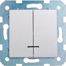 Karokstore Gümüş Işık Komütatör Mekanizma+Düğme Kapak Çabuk Bağlanti Çocuk Koruma