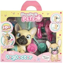 Karokstore 105950056, Pamper Petz Doktorculuk Oyun Seti, Oyuncak Köpek Figürü, Rol Yapma, Aksesuarlı