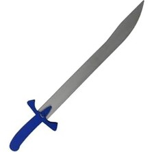 Karokstore Ahtek Ahşap Oyuncak Silah Seti 2'li, Kaptan Kalkan + Mavi Kılıç ETİCSET031B