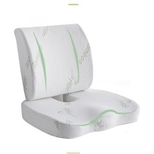 Karokstore Visco Oturma Minderi Bel Yastığı Bel Destek Yastığı Ortopedik Visco Yastık Boyun Yastığı Ortopedik Yastık