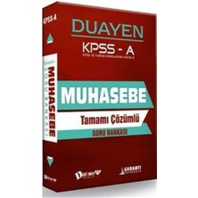 Karokstore Kpss A Muhasebe Duayen Tamamı Çözümlü Soru Bankası