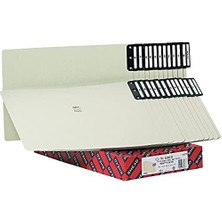 Karokstore Geri Dönüşümlü Uç Sekmesi Baskı Panosu Dosya Kılavuzları, Dikey Metal Tab (A-Z), Ekstra Geniş Yasal Boyut, Gri/yeşil, 25'li Set (63276)