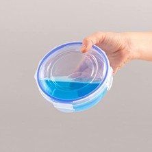 Karokstore Dünya Plastik 3'lü Contalı Yuvarlak Saklama SET(400,800,1350 Ml)