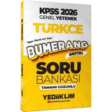 Karokstore Yediiklim Yayınları 2026 Kpss Genel Yetenek Bumerang Türkçe Tamamı Çözümlü Soru Bankası