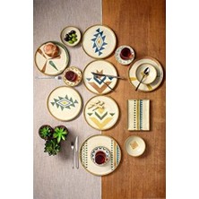 Karokstore Festivity 30 Parça 6 Kişilik Kahvaltı Takımı