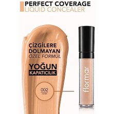 Karokstore Perfect Coverage Hafif Yapılı & Yarı Mat Bitişli Likit Kapatıcı 002 Ivory