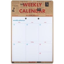 Karokstore Haftalık Planlayıcı Duvar Takvimi