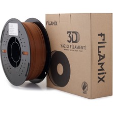 Filamix Pla+ Kahverengi Filament 1.75MM - Plastik Makara - 1 kg