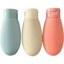 Özgürce Seyahat Boyu 60 ml Şampuan Şişesi Seti, Sızdırmaz ve Yeniden Doldurulabilir