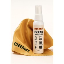 Karokstore Ekran Temizleyici Seti, 125 ml Sprey ve 30X30 cm Mikrofiber Bez, Tüm Ekranlar Için