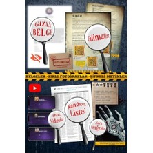 Karokstore Çözülmemiş Davalar Dedektiflik Suç Çözümleme Oyunu Akıl Hastanesi Dosyası - Gizem Bulmaca Cinayet Çözme Kutu Oyunları - Katil Bulma Dedektif Oyunu - Suçlu Kim, Cinayeti Çözebilir Misin? (Dava-6)