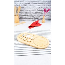 Feyza Design Şık 4 Parça Peynir Servis Seti, Sunum ve Kullanım Için Ideal