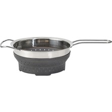 Feyza Design Katlanabilir Süzgeç, 3l, Pratik ve Kullanışlı Mutfak Gereci