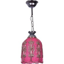 Karokstore Pembe-Gümüş Tekli Avize