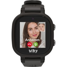 Karokstore 5e Esim'li Akıllı Çocuk Saati Görüntülü ve Sesli Arama, Gps, Sos, Konum Takibi (Tüm Operatörler Esım) - Siyah (Siyah)