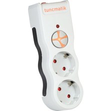 Karokstore TSK19021 Akım Koruyucu Prizler, Beyaz, 2'li 1050 Joule