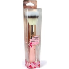 Özgürce Pembe Duo Fibre Makyaj Fırçası, Hafif ve Doğal Makyaj Için Uygun