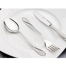 Karokstore Nehir Safir Sade 12 Adet Taı Kaşık Takımı