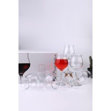 Karokstore Wavy Şarap Kadehı 475 cc 6'lı Hediyelik Kutu