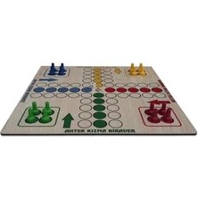 Karokstore Ahtek Ludo Ahşap Kızma Birader 2-4 Kişi 3+ Yaş ve Üzeri Oyunu