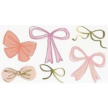 Karokstore - Bow Tattoos - Kurdele Geçici Dövmeler (X2)