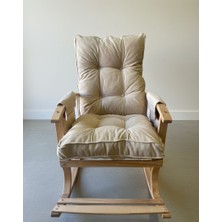 Er-Ge Ticaret Padişah Ahşap Sallanan Sandalye, Tv Koltuğu, Emzirme Koltuğu, Dinlenme Koltuğu, Baba Koltuğu