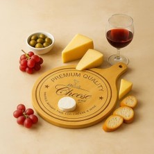 Karokstore Bambu Peynir Sunum Tabağı, Tek Kişilik Bambu Sunum Tabağı | Doğal ve Şık - Lezzetli Atıştırmalıklarınızı Şık Bir Şekilde Sunun! (35 * 26 * 1.2cm)