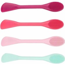 Özgürce Çok Renkli Silikon Yüz Maskesi ve Temizleme Fırçası Seti