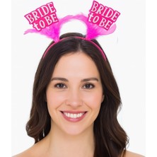 Evimdeyokyok Pembe Renkli Bride To Be Parti Tacı – Bekarlığa Veda Gecesi Için