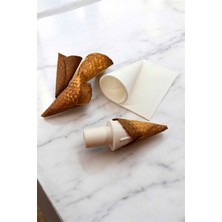 Feyza Design Sağlıklı Glutensiz Kornet Dondurma Yapım Seti, Kolay ve Eğlenceli Kullanım