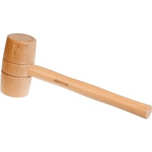 Karokstore Ahşap Tokmak, El Yapımı Doğal Ağaç, Marangozluk Tokmağı, Gemicilik El Aleti, Mutfak, Kuruyemiş ve Zanaat Için, Ergonomik Saplı, Tahta, Dayanıklı Yapı